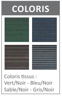 Choix couleur bâche filet